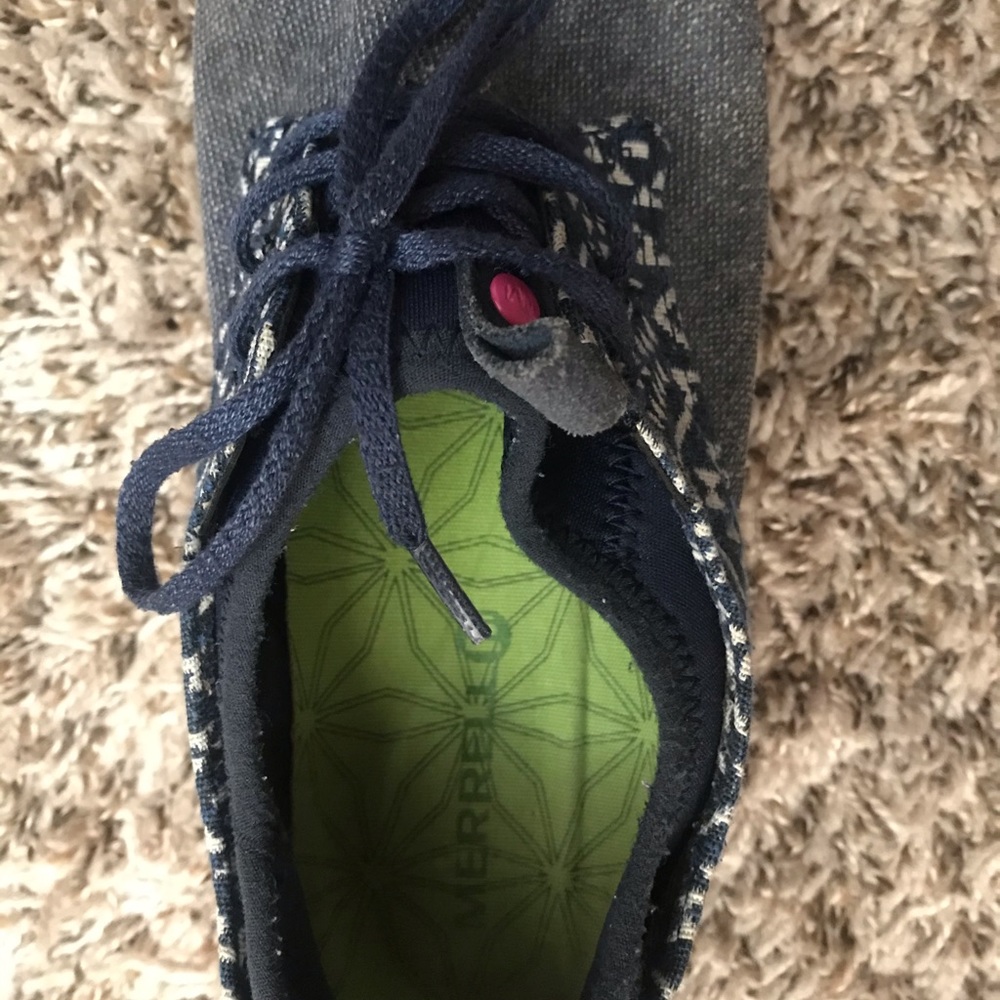 Merrell Navy Aztec Sneaker - Picture 3 of 4